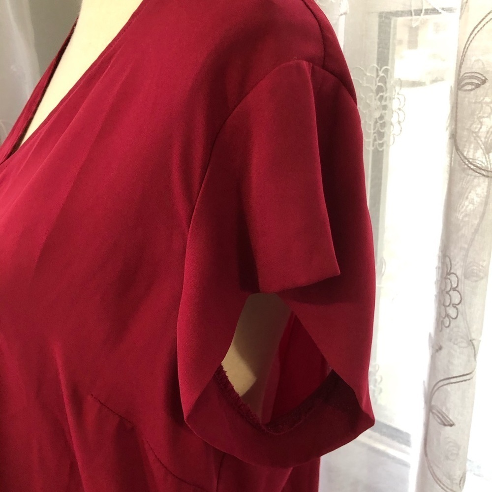 🎄 Le chateau pink shirt blouse  SZ L